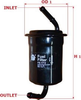 Топливный фильтр Sakura. Артикул FS-1713