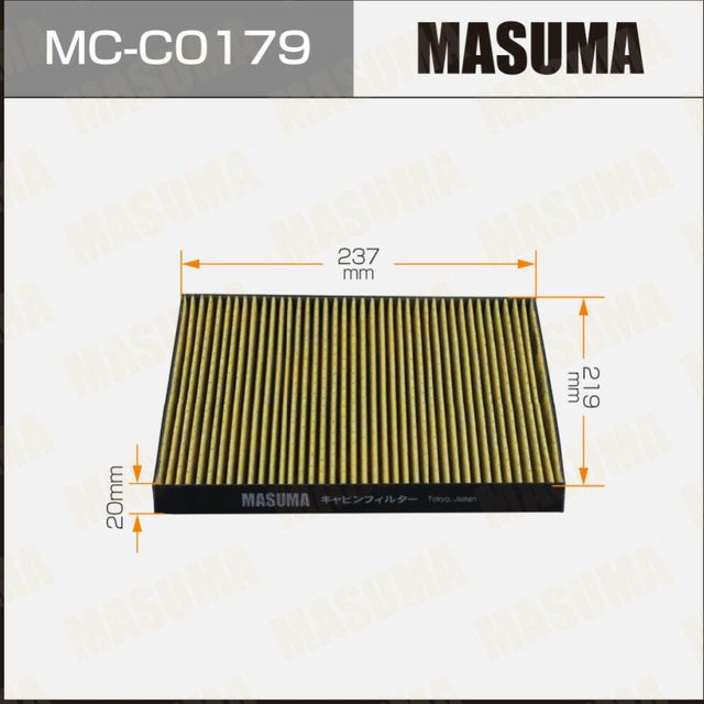 Фильтр салона (MC-C0179) MASUMA. Артикул MCC0179