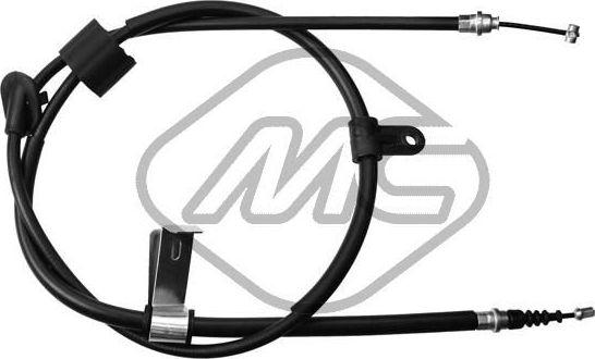 Трос ручника (тросик ручного тормоза) Metalcaucho правый для Alfa Romeo 159 2005-2012. Артикул 80487