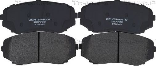 Тормозные колодки Zentparts передние для Mazda MPV II (LW) 1999-2006. Артикул Z07709