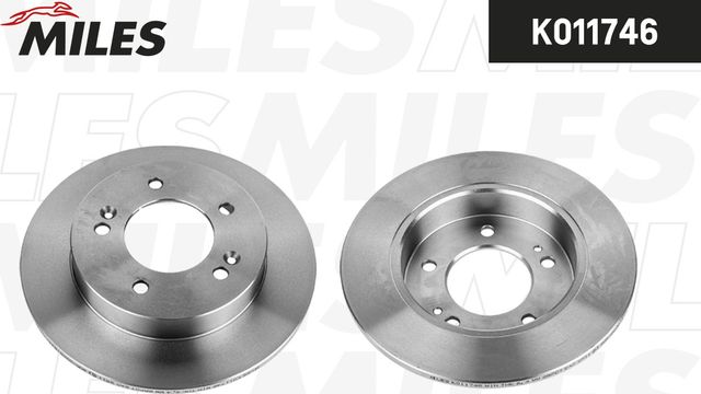 Тормозной диск Miles задний для Kia Venga I 2010-2018. Артикул K011746