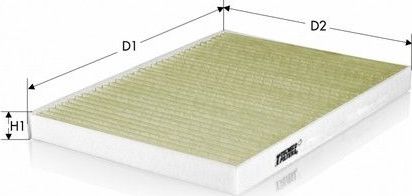 Салонный фильтр  Tecneco Filters. Артикул CKA10025