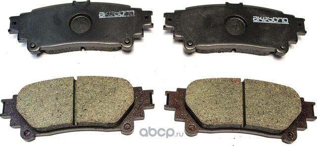 AN-765K КОЛОДКИ ТОРМОЗНЫЕ ЯПОНИЯRX350,RX450 08- R (Akebono). Артикул AN765K