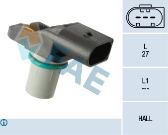 Датчик положения распредвала FAE для BMW 7 III (E38) 1998-2001. Артикул 79361