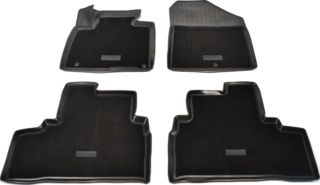 Коврики комбинированные 3D Норпласт для салона Kia Sorento III Prime 2015-2026. Артикул NPA10-C43-652-CM