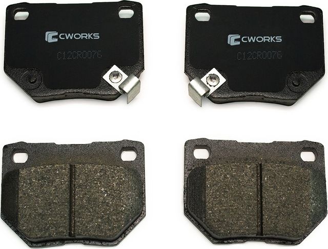 Тормозные колодки Cworks задние для Subaru Impreza II 2000-2008. Артикул C12CR0076