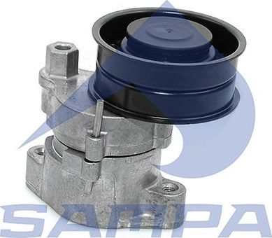 Натяжной ролик (натяжитель) приводного клинового зубчатого ремня Sampa для DAF CF 75 2001-2013. Артикул 051.200