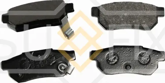 Колодки тормозные дисковые | зад прав/лев | (Sufix). Артикул SX-1177
