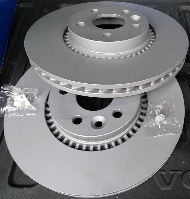 Тормозной диск ATE передний для Volvo XC70 II 2007-2016. Артикул 24.0128-0162.1