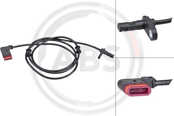Датчик ABS ABS задний для Mercedes-Benz E-Класс IV (W212, S212, C207) 2009-2015. Артикул 30107