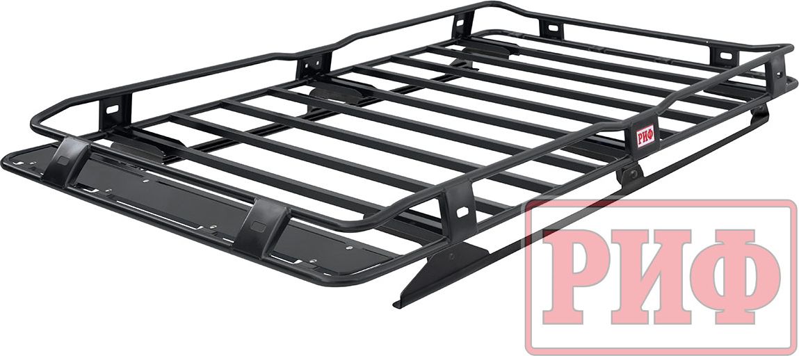 Багажник (корзина) 1200х2100 мм РИФ для Toyota Land Cruiser 300 2021-2026. Артикул RIF300-roof1