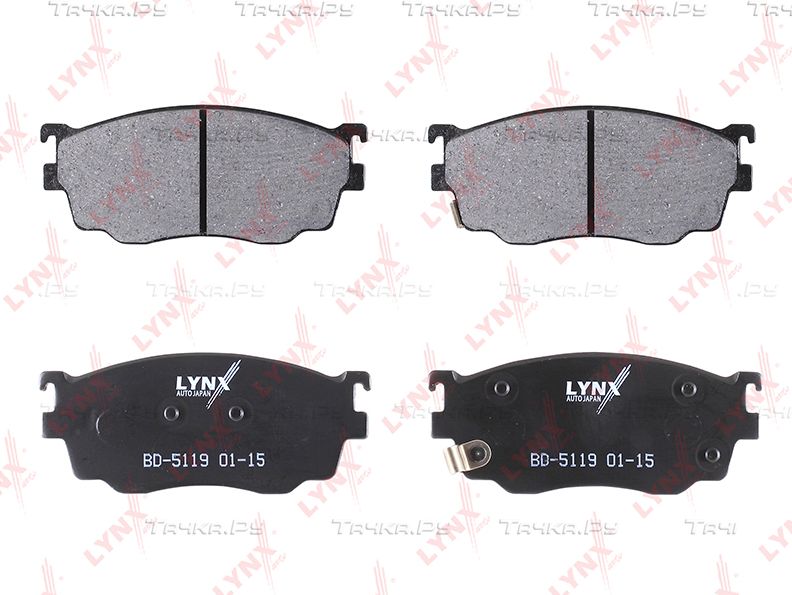 Тормозные колодки LYNXauto передние для Mazda 323 VI (BJ) 2001-2004. Артикул BD-5119