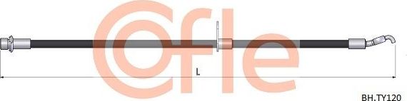 Тормозной шланг Cofle. Артикул 92.BH.TY120