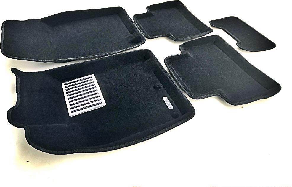 Коврики текстильные Euromat 3D Lux для салона Nissan Qashqai II (Анг. Сборка) 2014-2016. Артикул EM3D-003700