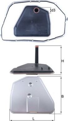 Фильтр АКПП Mahle-Knecht. Артикул HX 164D1