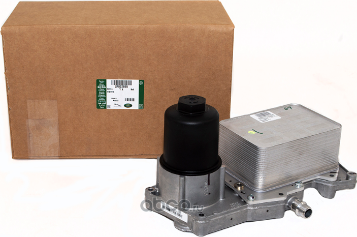 Радиатор масляный (маслоохладитель) для двигателя Land Rover. Артикул LR022895