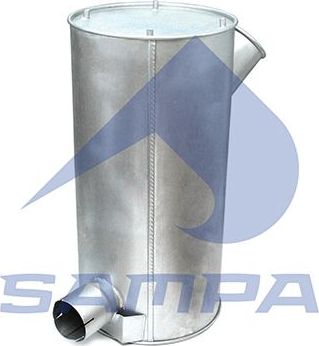 Глушитель (задняя часть) Sampa для IVECO EuroTech 1999-2026. Артикул 061.210