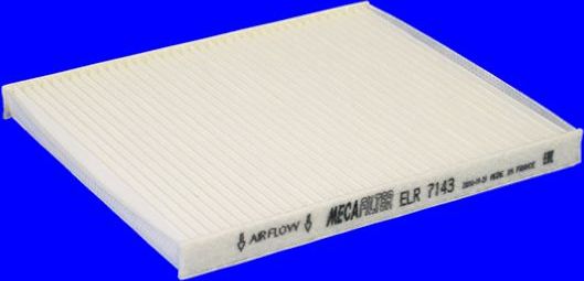 Салонный фильтр MecaFilter. Артикул ELR7143