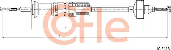 Трос сцепления Cofle для Volkswagen Golf III 1991-1999. Артикул 92.10.3413