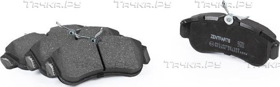 Тормозные колодки Zentparts. Артикул Z07350