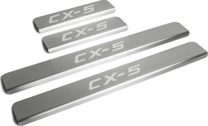 Накладки AutoMax на пороги для Mazda CX-5 2011-2017. Артикул AMMACX501