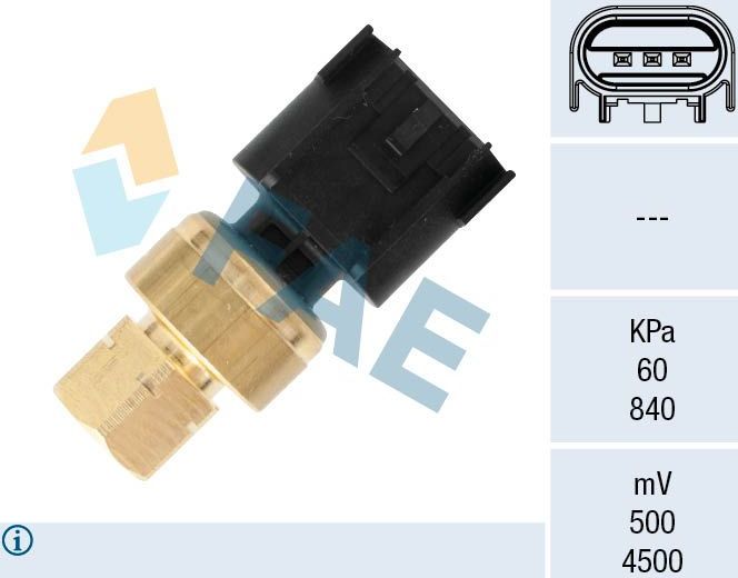 Датчик давления топлива FAE для Opel Ampera I 2011-2015. Артикул 15617