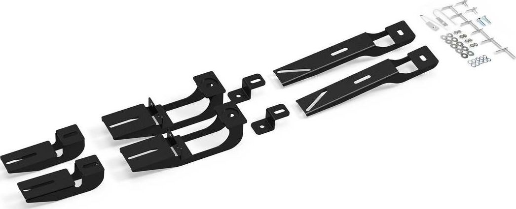 Комплект крепежа к порогам Rival для Toyota RAV 4 III XA30 поколение Long. Артикул 9.5702.1