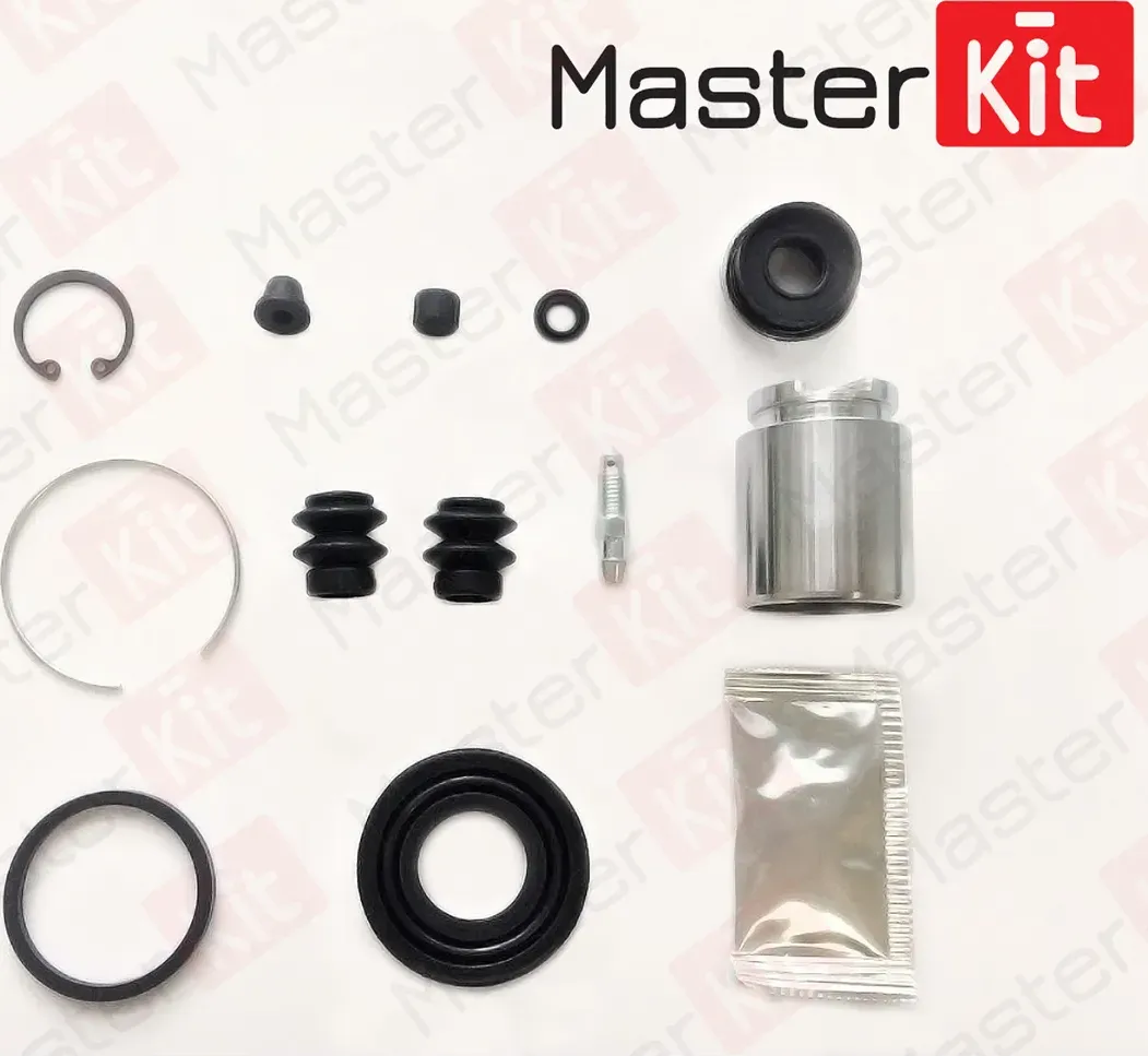 Ремкомплект тормозного суппорта + поршень | зад | (Master KIT). Артикул 77A1212
