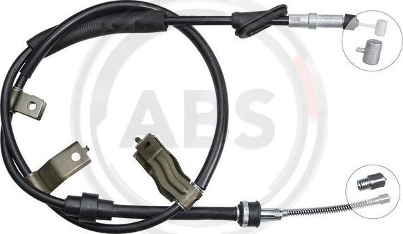 Трос ручника (тросик ручного тормоза) ABS. Артикул K13978