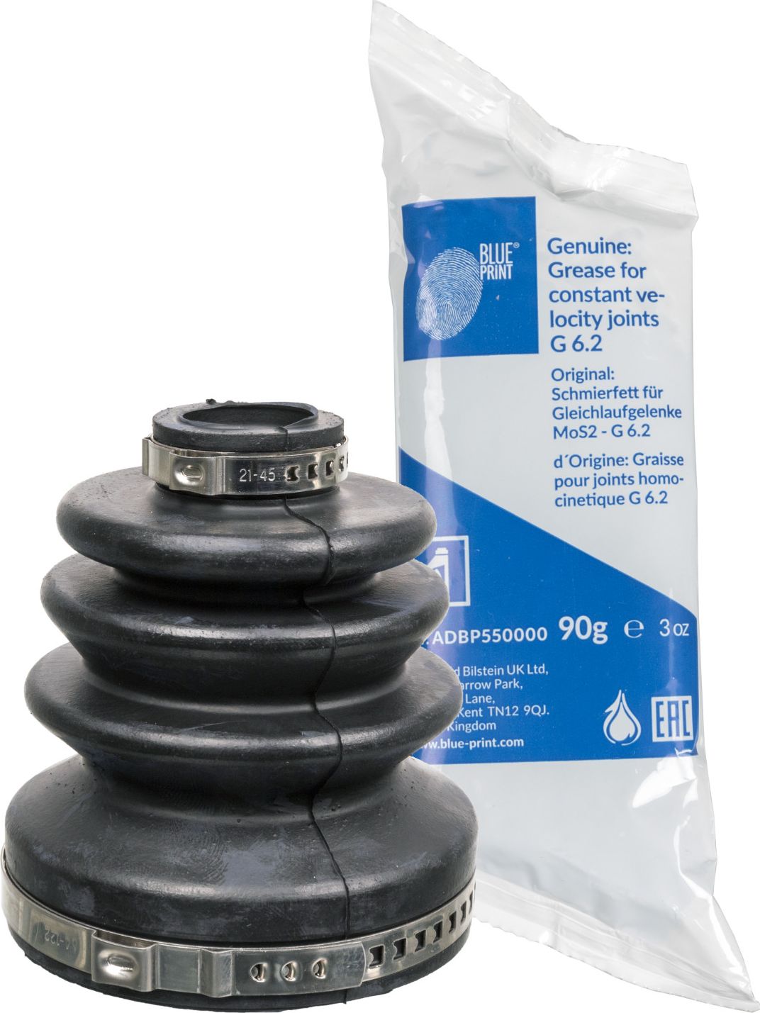 Пыльник шруса (комплект) Blue Print (резина). Артикул ADS78110