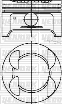 Поршень Yenmak для Ford C-MAX I 2003-2010. Артикул 36-03795-050