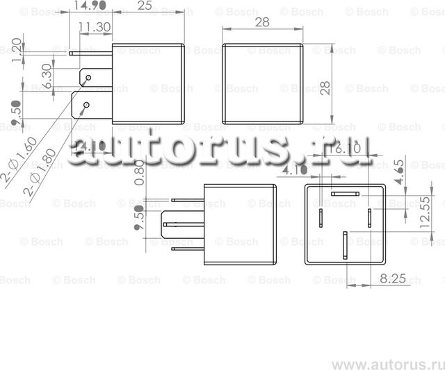 Relay (Bosch). Артикул 0986AH0082