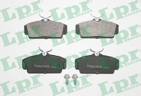 Тормозные колодки LPR. Артикул 05P706