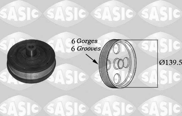 Шкив коленвала Sasic для Ford Focus I 2001-2005. Артикул 2156019