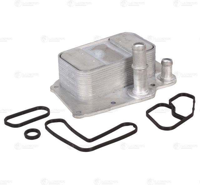 Радиатор масляный (маслоохладитель) для двигателя Luzar для SsangYong Actyon Sports I 2007-2012. Артикул LOc 1755