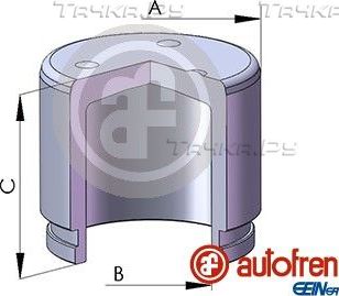 Поршень тормозного суппорта Autofren Seinsa (сталь). Артикул D025360