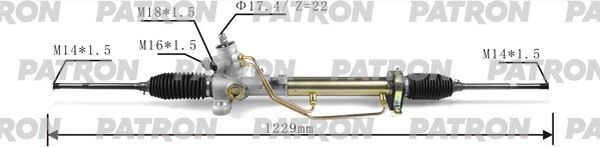 Рулевая рейка Patron для Volkswagen Passat B3 1988-1997. Артикул PSG3040