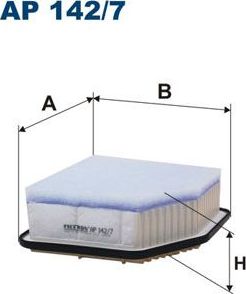 Воздушный фильтр Filtron для Lexus IS II 2005-2012. Артикул AP 142/7