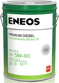 ENEOS Premium Diesel CI-4 5W-40 20л. Артикул 8809478942827