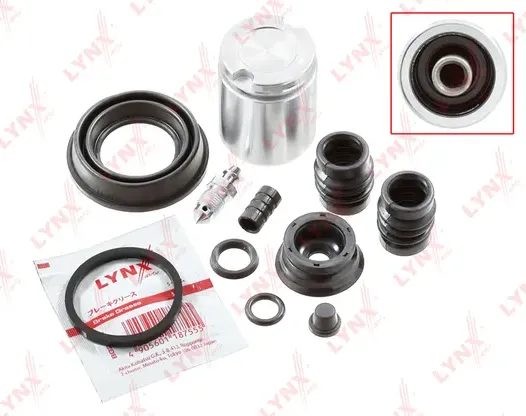 Ремкомплект тормозного суппорта с поршнем заднего (поршень d 38 mm  суппорт ATE) CHEVROLET Cruze 09> (Lynxauto). Артикул bc-6495