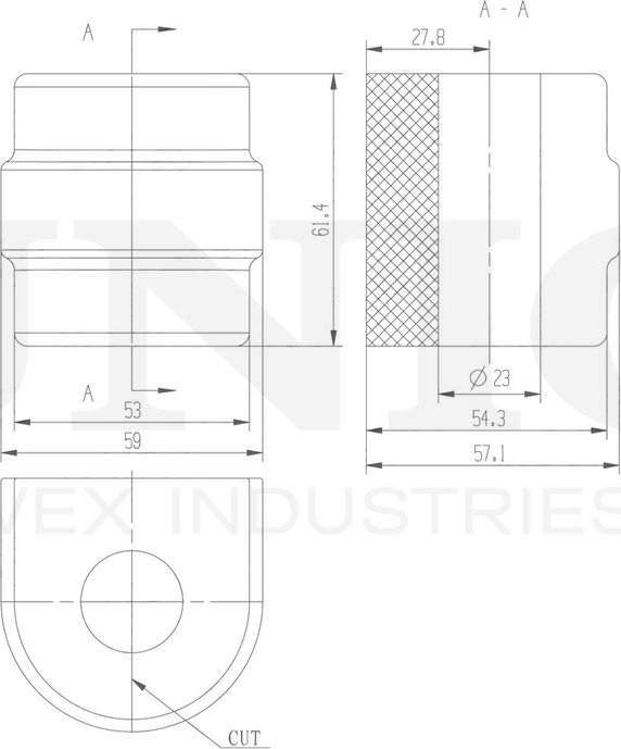 Втулка стабилизатора (Unio). Артикул RMP-10061