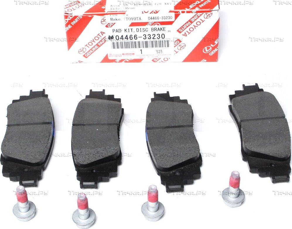 Тормозные колодки Toyota задние для Lexus NX I 2014-2026. Артикул 0446633230
