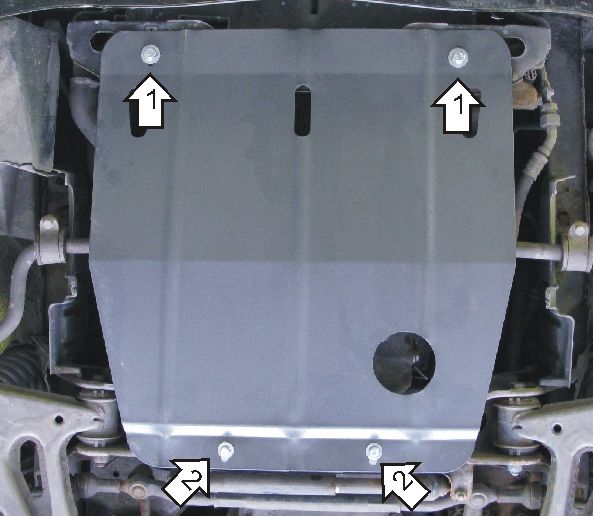 Защита Мотодор для картера, КПП Mercedes-Benz С-Класс W202 1993-2000. Артикул 01203