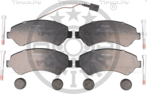 Тормозные колодки Optimal передние для Peugeot Boxer III 2006-2026. Артикул BP-12445