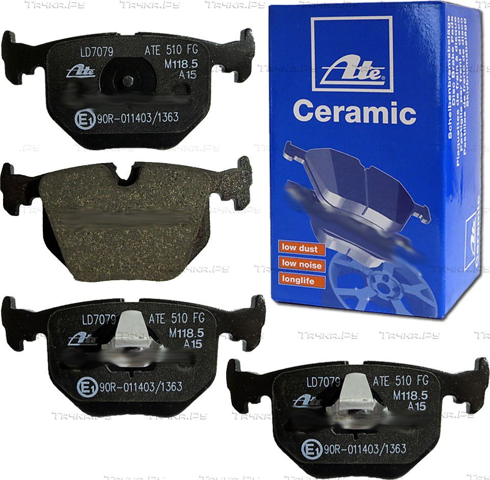 Тормозные колодки ATE Ceramic задние для BMW X3 I (E83) 2003-2010. Артикул 13.0470-7079.2