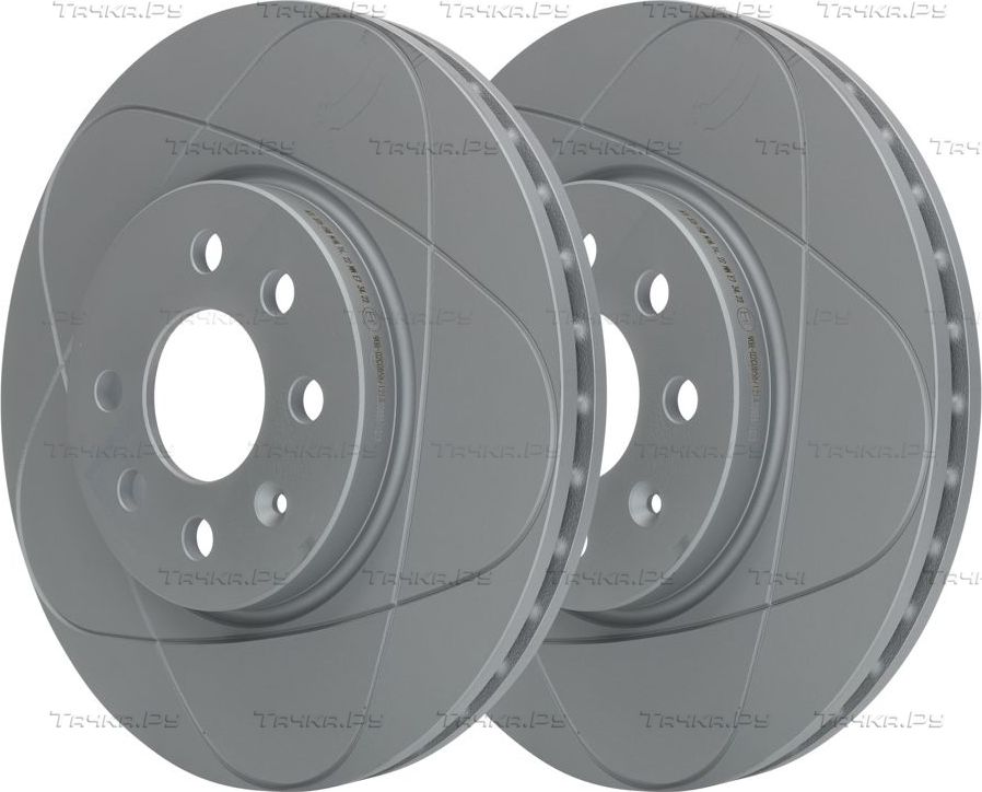 Тормозной диск ATE PowerDisc передний для Opel Astra H 2004-2014. Артикул 24.0325-0198.1