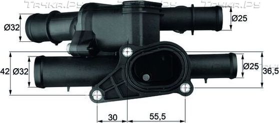 Термостат Mahle Behr для Audi A3 I (8L) 1996-2003. Артикул TM 2 105