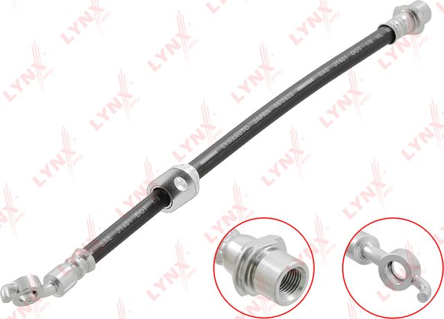 Тормозной шланг LYNXauto для Toyota Auris I 2006-2012. Артикул BL-3776