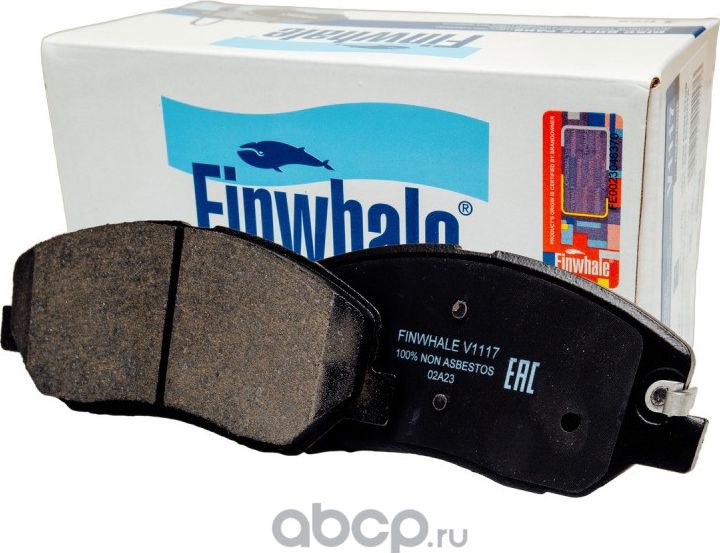 Колодки перед. дисковые (Finwhale). Артикул V1117