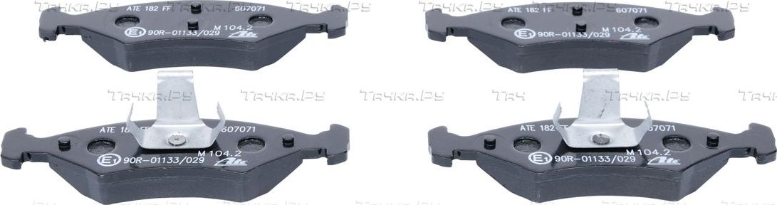 Тормозные колодки ATE передние для Ford Escort IV 1986-1990. Артикул 13.0460-7071.2